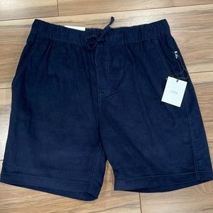New with tags navy Onia corduroy shorts